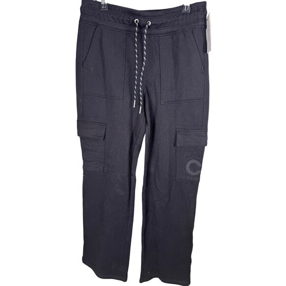 Calvin Klein Pants - Calvin Klein Women's Active Embroidered-Logo Cargo Pants BLACK NWT SIZE S
